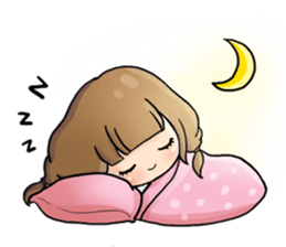 Hana the little girl sticker #13394804