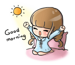 Hana the little girl sticker #13394805