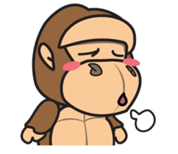 Little Gorilla - Chibi 1 sticker #13395959