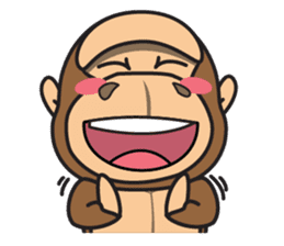 Little Gorilla - Chibi 1 sticker #13395960
