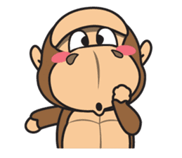 Little Gorilla - Chibi 1 sticker #13395965