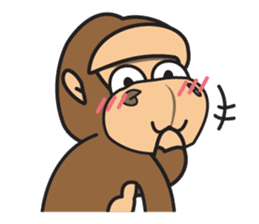 Little Gorilla - Chibi 1 sticker #13395967
