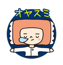 Colorful and pop girl sticker #13396043