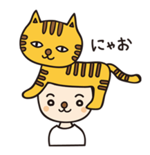 Colorful and pop girl sticker #13396077