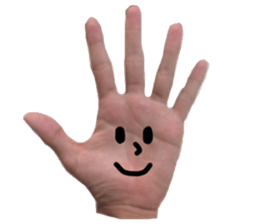 Hand Man!! sticker #13396165