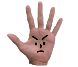 Hand Man!! sticker #13396167