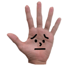 Hand Man!! sticker #13396169