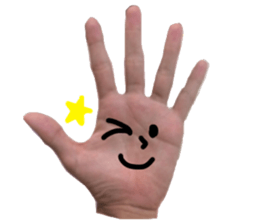 Hand Man!! sticker #13396173