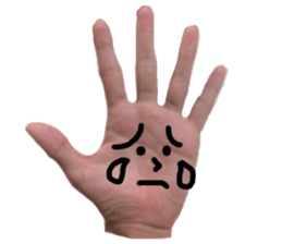 Hand Man!! sticker #13396177