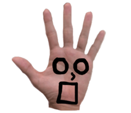 Hand Man!! sticker #13396181