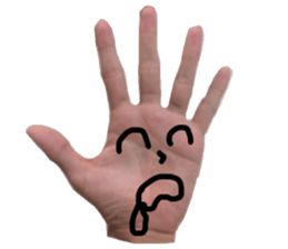 Hand Man!! sticker #13396185