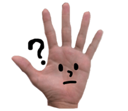 Hand Man!! sticker #13396186