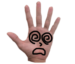 Hand Man!! sticker #13396190