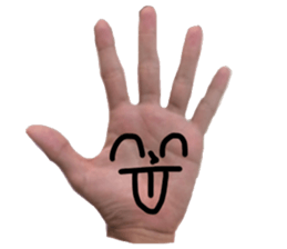 Hand Man!! sticker #13396193