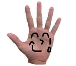 Hand Man!! sticker #13396194