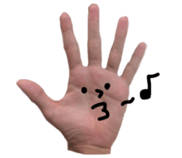 Hand Man!! sticker #13396197
