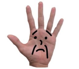 Hand Man!! sticker #13396198