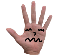 Hand Man!! sticker #13396199