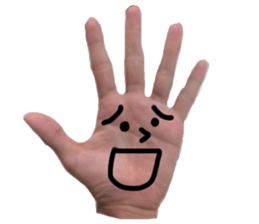 Hand Man!! sticker #13396201