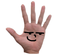 Hand Man!! sticker #13396202