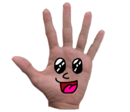 Hand Man!! sticker #13396205