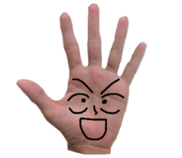 Hand Man!! sticker #13396213