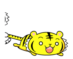 Moves tiger sticker #13396283