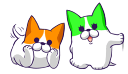 Pastel Color Chihuahua. sticker #13396859