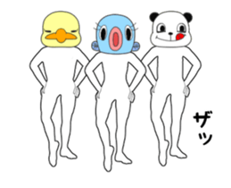 Three Mad Monster sticker #13397137