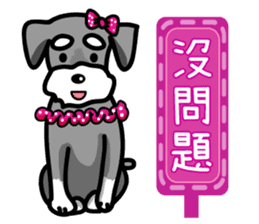 A Miniature Schnauzer (old skin) sticker #13397327