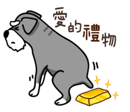 A Miniature Schnauzer (old skin) sticker #13397344