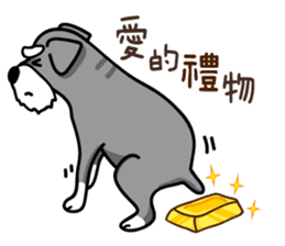 A Miniature Schnauzer (old skin) sticker #13397344