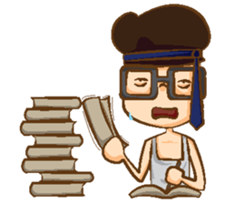 Student kub sticker #13397959