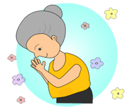 Grand mother Gang sticker #13398214