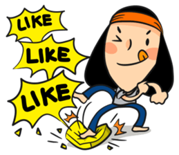 mom's happy sticker #13398343