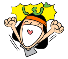 mom's happy sticker #13398344