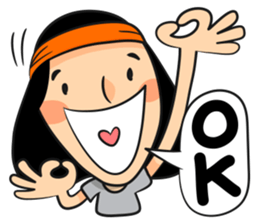 mom's happy sticker #13398345