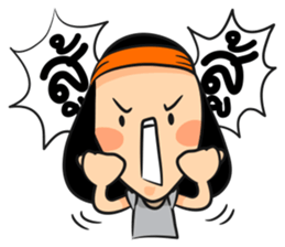 mom's happy sticker #13398369