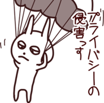 The rabbit which sulked 2 sticker #13398595