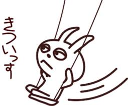 The rabbit which sulked 2 sticker #13398603