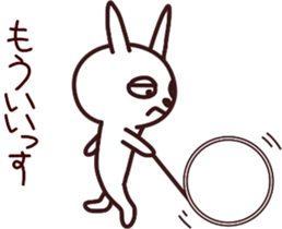 The rabbit which sulked 2 sticker #13398616