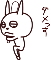 The rabbit which sulked 2 sticker #13398623