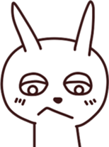The rabbit which sulked 2 sticker #13398627