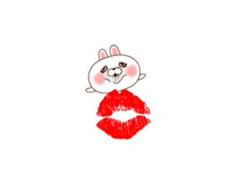 Dependent rabbit3 sticker #13398828