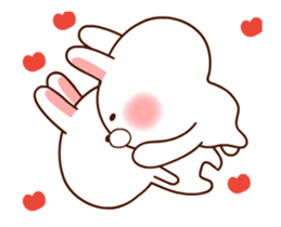 Dependent rabbit3 sticker #13398832