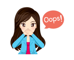 working woman "Minpat" sticker #13399145