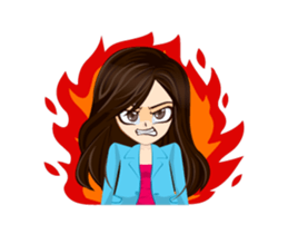 working woman "Minpat" sticker #13399148