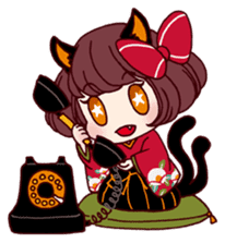 YOUKAI-Girl Sticker sticker #13399399