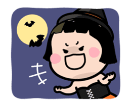 Mobile Girl, MiM - v3 (Halloween) sticker #13399656