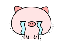 pink pink pig (chinese) sticker #13399762